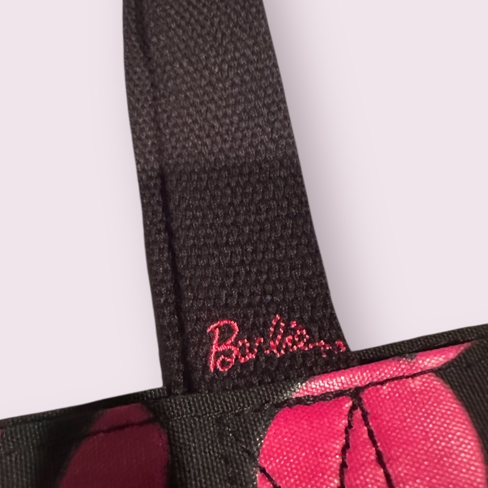 Stylish Black and Pink Barbie Tote Bag - Picture 6 of 10